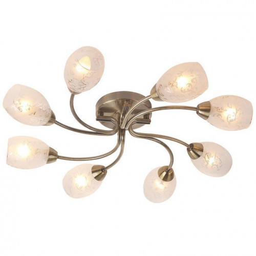 потолочная люстра idlamp carmina 201/8pf-oldbronze в Иркутске