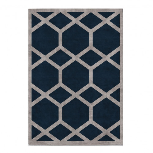 ковер ahston blue 200x290 синий в Иркутске