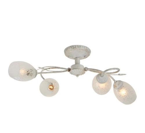 потолочная люстра idlamp julia 874/4pf-whitepatina в Иркутске