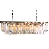 люстра odeon l110 silver серая, прозрачная в Иркутске