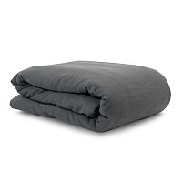 пододеяльник изо льна темно-серого цвета essential 200х200 в Иркутске