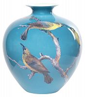 ваза настольная turdus blue low в Иркутске