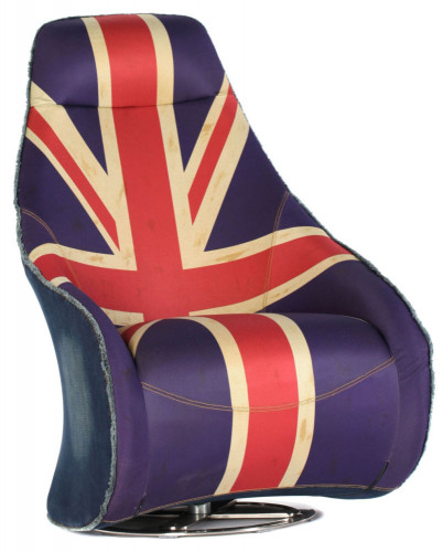 кресло deep rotation сине-красное в Иркутске