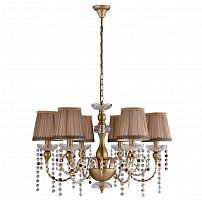 подвесная люстра crystal lux alegria sp6 gold-brown в Иркутске