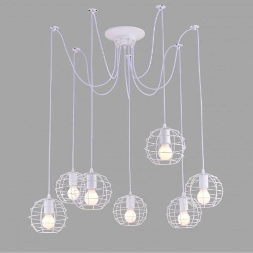 подвесная люстра arte lamp a1110sp-7wh в Иркутске