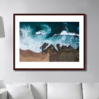 картина: beach ocean waves, coast rocks в Иркутске