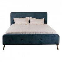 кровать двуспальная 160х200 бирюзовая button tufted в Иркутске