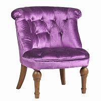 кресло sophie tufted slipper chair лиловое в Иркутске