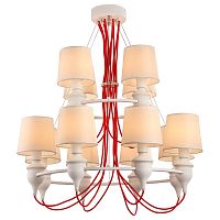 подвесная люстра arte lamp sergio a3325lm-8-4wh в Иркутске