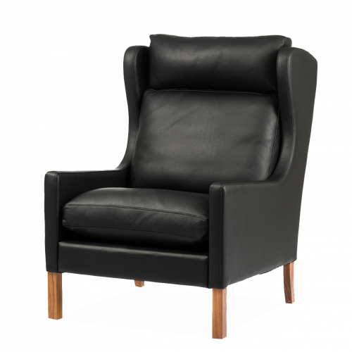 кресло wingback чёрный в Иркутске