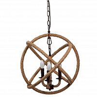 люстра foucault's orb rustic iron бежевая, коричневая в Иркутске