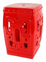 керамический столик-табурет oriental stool red в Иркутске