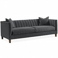 диван penelope sofa прямой серый в Иркутске