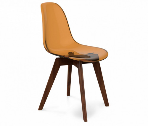 стул dsw кофейный s39 (eames style) в Иркутске