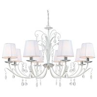 подвесная люстра arte lamp romana snow a1743lm-8wh в Иркутске