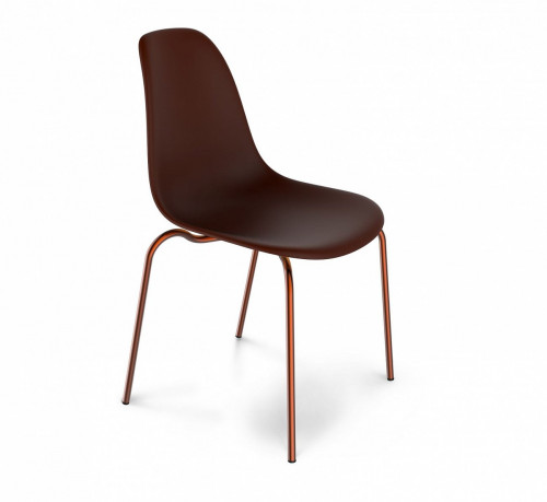 стул dsr коричневый s30 (eames style) в Иркутске