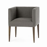 кресло penelope dining chair серое в Иркутске