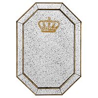 зеркало состаренное восьмиугольное с короной crown в Иркутске