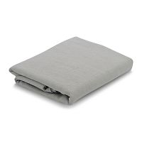простыня из стираного льна серого цвета essential 180х270 в Иркутске