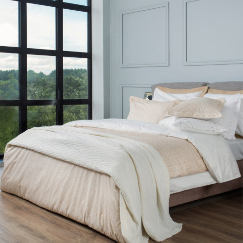 комплект постельного белья decoflux сатин семейный twist gold в Иркутске