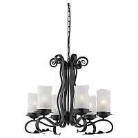 подвесная люстра arte lamp scroll a7915lm-6bk в Иркутске