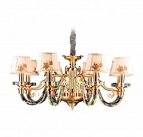 подвесная люстра idlamp michel 404/8-ledoldbronze в Иркутске