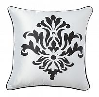 подушка с геральдическими лилиями fleur de lys ii white в Иркутске