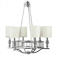 люстра easton light chandelier хром, бежевая в Иркутске
