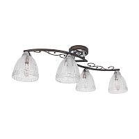 потолочная люстра idlamp nield 232/4pf-blackchrome в Иркутске