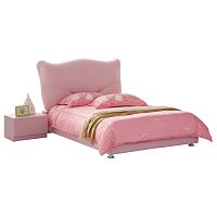 кровать pink leather kitty 90х200 в Иркутске