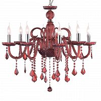 подвесная люстра ideal lux giudecca sp8 rosso в Иркутске