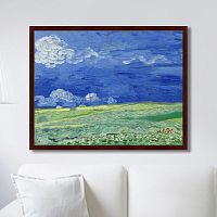 картина: wheatfields under thunderclouds, 1890г. в Иркутске