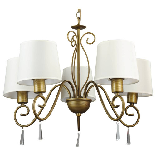 подвесная люстра arte lamp carolina a9239lm-5br в Иркутске