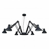 подвесная люстра arte lamp ragno a2043sp-6bk в Иркутске