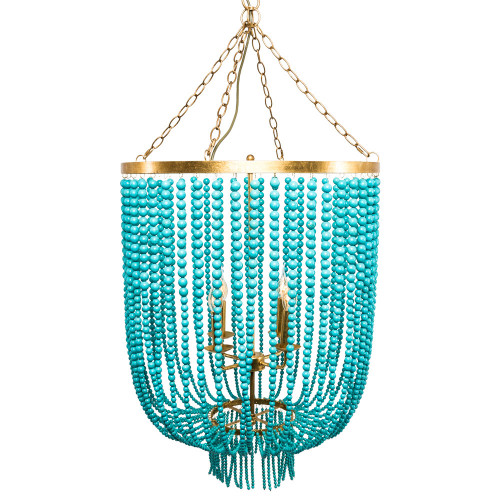 люстра «туркуаз» 3000 бусин на нитях в Иркутске