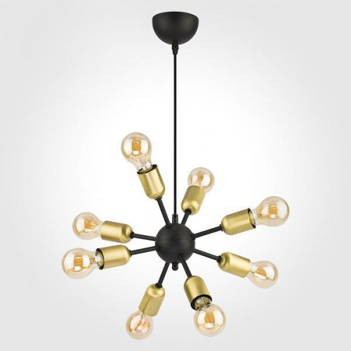 подвесная люстра tk lighting 1468 estrella black в Иркутске