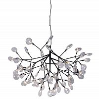 подвесная люстра crystal lux evita sp63 black/transparent в Иркутске