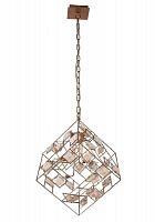 дизайнерский подвесной светильник crystal lux diego sp4 gold в Иркутске