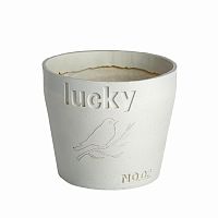 цветочный горшок lucky белый в Иркутске