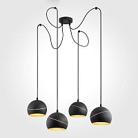 подвесная люстра tk lighting 2221 yoda black orbit в Иркутске