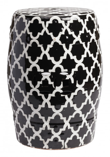 керамический столик-табурет istanbul stool black в Иркутске