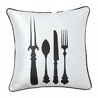 подушка со столовыми приборами tableware white в Иркутске