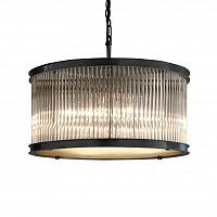 люстра essex crystal 68 черное основание, прозрачное стекло черное основание, прозрачное стекло в Иркутске