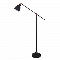 торшер arte lamp braccio a2054pn-1bk в Иркутске