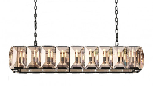 люстра harlow l130 черное основание, прозрачное стекло в Иркутске