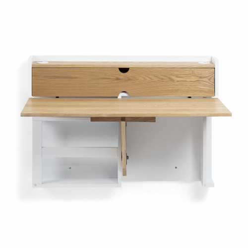 настенный письменный стол cathly 100x74 натуральный шпон в Иркутске