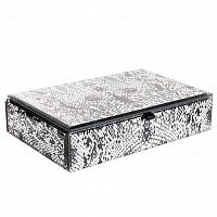 шкатулка для украшений кобра серая 23x15x5 см в Иркутске