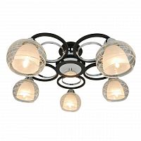 потолочная люстра arte lamp ginevra a1604pl-5bk в Иркутске