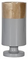 ваза настольная rustic chic tube wood grey в Иркутске