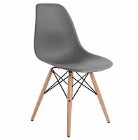 стул деревянный pc-015 серый (eames style) в Иркутске